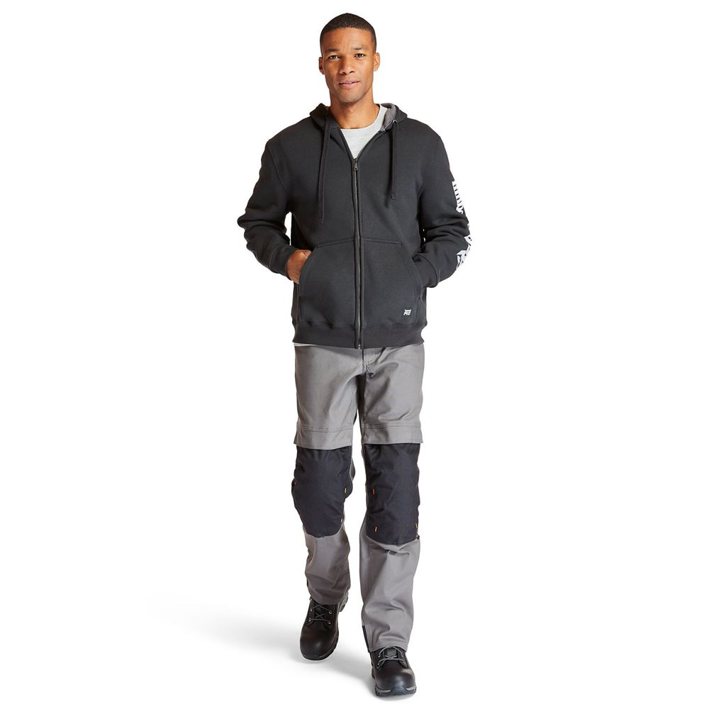 Moletom Masculino - Timberland Pro® Hood Honcho Full-Zip Hoodie - HBSGI6805 - Pretas